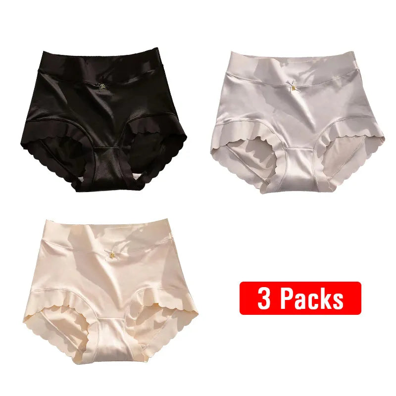 ✨ Buy 3 Get 3 Free!🔥 Premium Satin Antibacterial Panties Silky Skin-Loving Comfort • Odor-Control Tech • Moisture-Wicking Magic