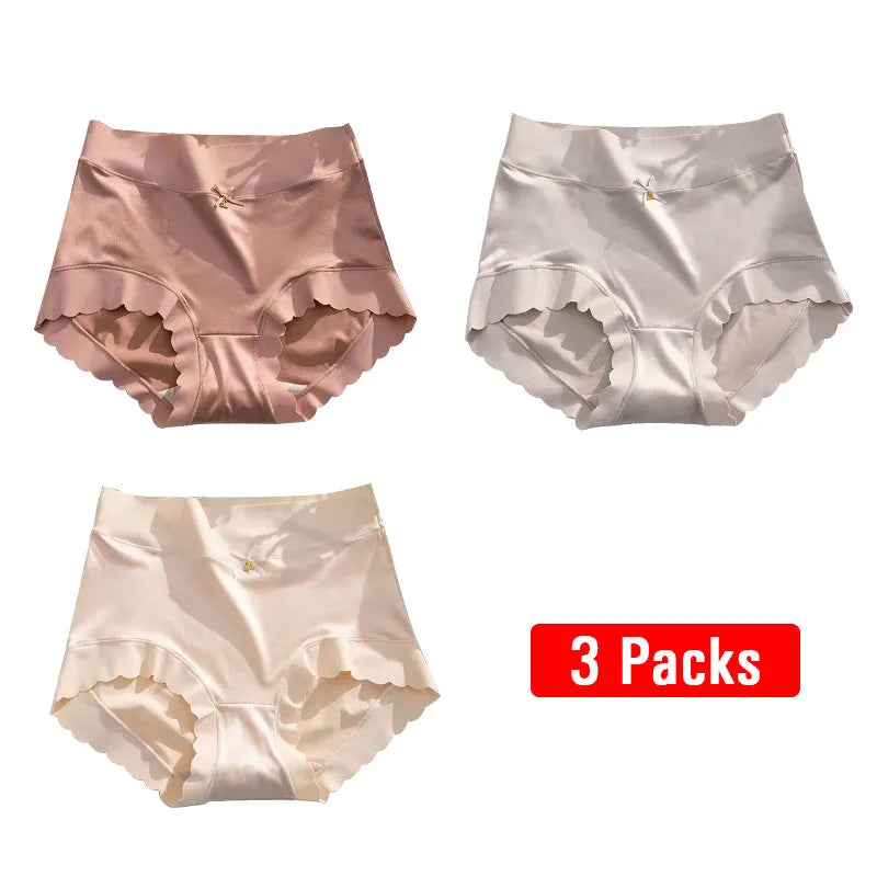 ✨ Buy 3 Get 3 Free!🔥 Premium Satin Antibacterial Panties Silky Skin-Loving Comfort • Odor-Control Tech • Moisture-Wicking Magic