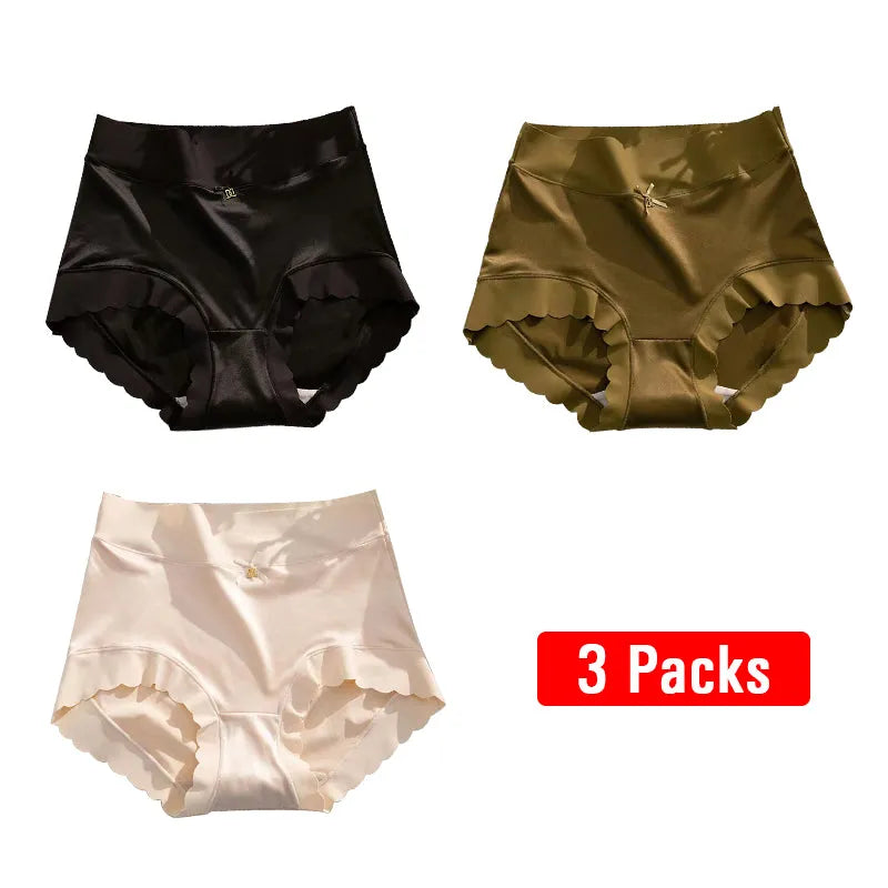 ✨ Buy 3 Get 3 Free!🔥 Premium Satin Antibacterial Panties Silky Skin-Loving Comfort • Odor-Control Tech • Moisture-Wicking Magic