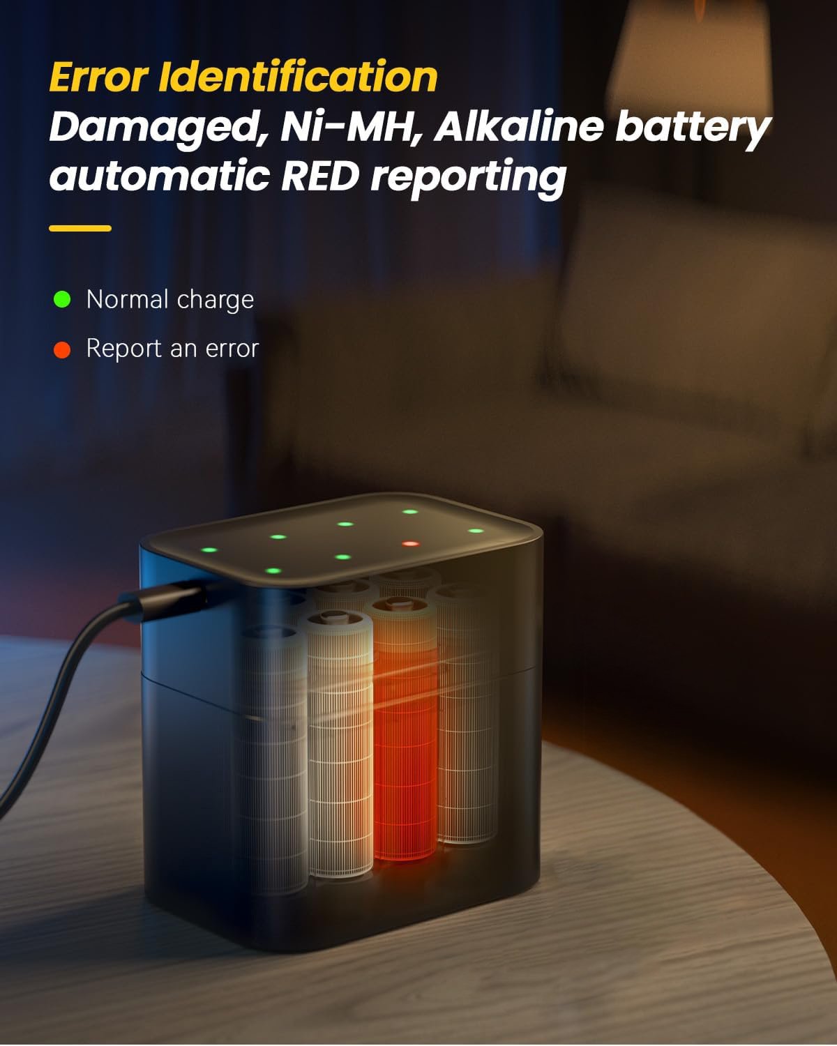 ✨2025 HOT SALE 50% OFF🔋Li-ion Battery with Integrated Charging Storage Box💡Overcharge protection