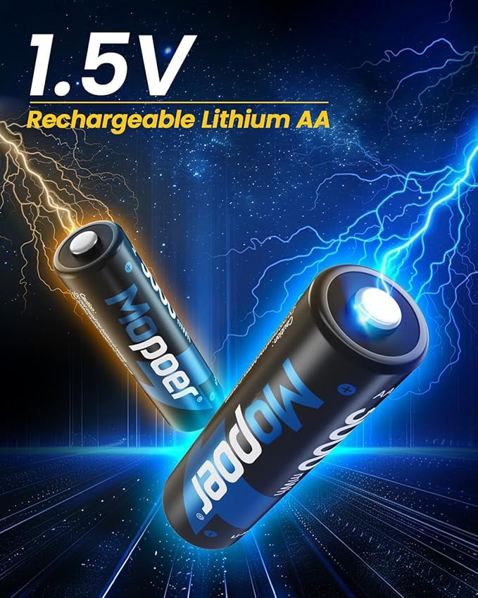 ✨2025 HOT SALE 50% OFF🔋Li-ion Battery with Integrated Charging Storage Box💡Overcharge protection
