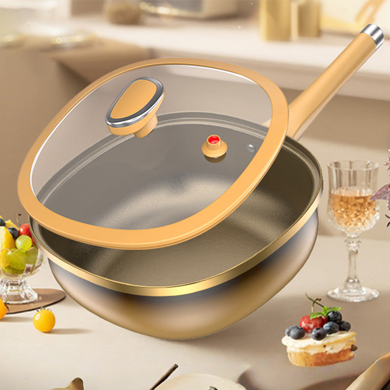 ⏳LIMITED TIME SAVR 50% & FREE SHIPPING🥳⏰12in Titanium Alloy Non-Stick Pot with Lid