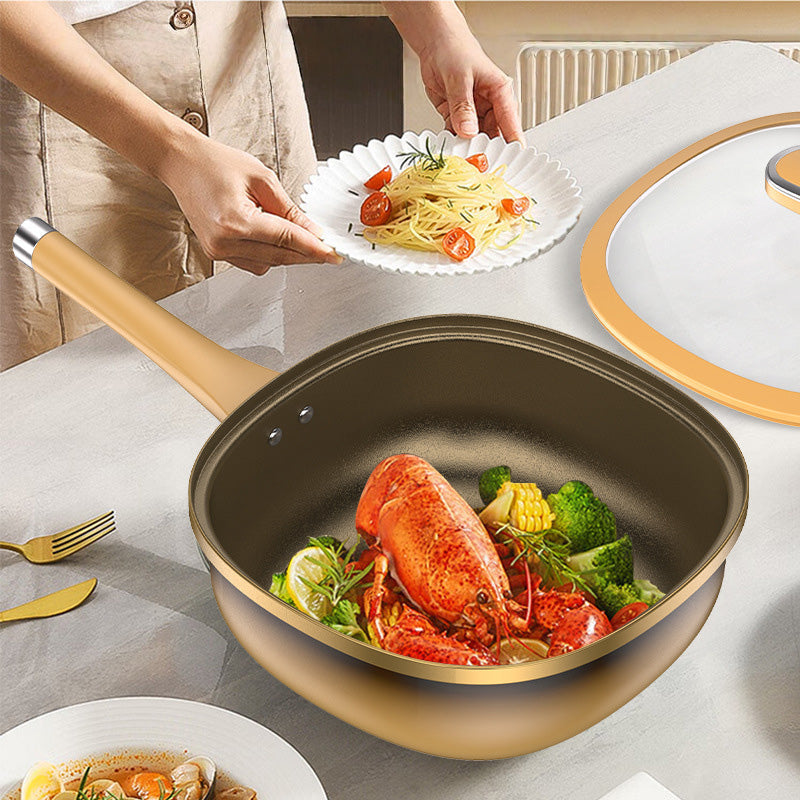 ⏳LIMITED TIME SAVR 50% & FREE SHIPPING🥳⏰12in Titanium Alloy Non-Stick Pot with Lid